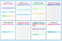 2026 Online Success Organizer Canva Templates Product Image 3