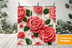 Roses Embroidery Seamless Pattern and Digital Paper Product Image 3