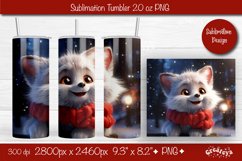 Christmas Tumbler wrap Baby Animals Tumbler png 20 Oz Product Image 1