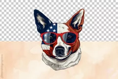 Cattle Dog 03 Variation | Patriotic Clipart | 4th of July Product Image 4