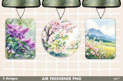 Spring Landscape Air Freshener Car PNG Product Image 1