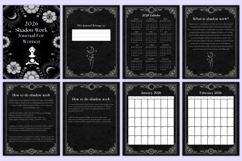 2026 Shadow Work Journal for Women Prompted Canva Templates Product Image 3