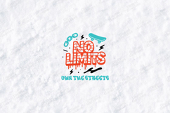 No Limits Own The Streets SVG Urban Graffiti Street Design Product Image 3