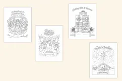 Christmas Enchantment Coloring Pages Product Image 3
