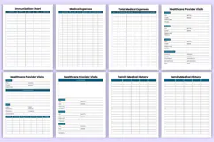 2027 Health Records & Medical Workbook | Medical History Product Image 3