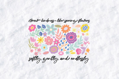 Grow Kindness Like Spring Flowers Floral Sublimation JPG Product Image 3