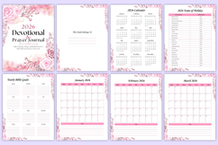 2026 Devotional &amp; Prayer Journal Canva Templates Product Image 3