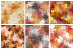 Grunge Fall Watercolor Seamless Pattern and Digital Paper Product Image 3