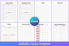 Editable Girl Boss Planner Canva Template Product Image 3
