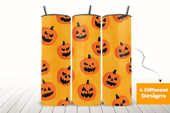 Halloween Scary Pumpkin Seamless Pattern and Digital Paper Product Image 3