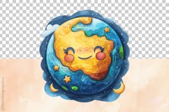 Earth Planet Clipart 03 variations Product Image 5
