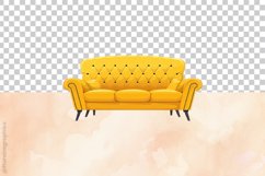 Sofa Clipart 04 variations Product Image 5