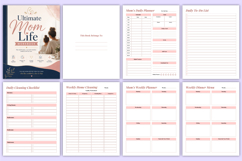 Mom Life Planner | Home &amp; Self Care Canva Kdp Product Image 3