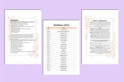 Editable 2024 Affirmation Journal For Canva Product Image 3