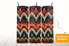 Boho Knitted Seamless Pattern and Digital Paper Design Product Image 3