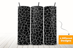 Black and White Crackle Seamless Pattern and Digital paper Product Image 3