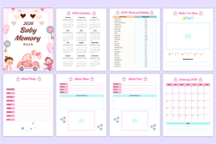 2026 Baby Memory Book Bundle Canva Template Product Image 3