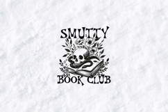 Smutty Book Club Gothic Book Lover Reading Shirt Design Product Image 3