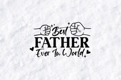 Best Father Ever SVG Fist Bump World's Best Dad PNG JPG Product Image 3
