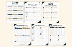 2027 Family Organization Planner Kdp interiors Product Image 3
