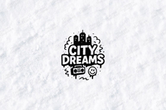 City Dreams Urban Monochrome Graphic for T-Shirts Product Image 3