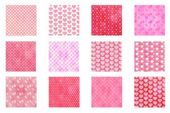 26 Watercolor Valentine&#039;s Digital Papers Product Image 4