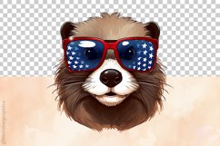 American Beaver 04 variations| Patriotic Clipart Product Image 6