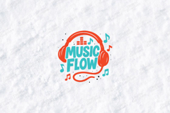 Music Flow Headphone Quote Design for T-Shirts Product Image 3
