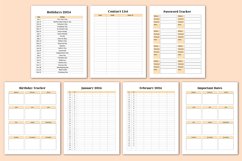 Editable 2024 Family Home Planner For Canva Product Image 3