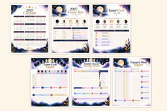 2027 Lunar Cycles & Intention Journal Kdp interiors Product Image 3
