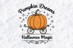 Pumpkin Dreams Halloween Magic SVG Fall Sublimation Graphic Product Image 1