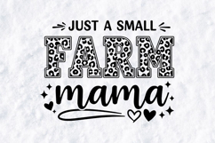 Farm Mama SVG Trendy Leopard Print Country Motherhood Design Product Image 3