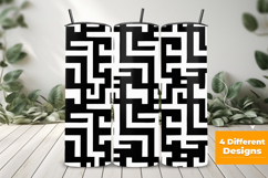 Black and White Greek Key Seamless Pattern and Digital Paper Product Image 3