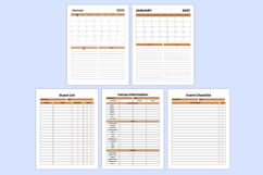 2026 -2027 Event &amp; Party Planner Canva Templates Product Image 3