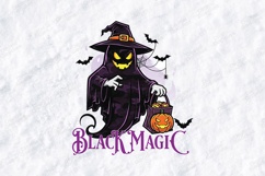 Trick Or Treat SVG - Pumpkin Bow Halloween Watercolor PNG Product Image 1
