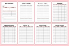 2024 Money Mindset Planner Canva Template Product Image 3