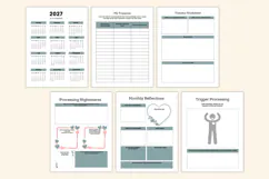2027 PTSD & Trauma Processing Workbook Kdp interiors Product Image 3