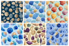 Seashell Seamless Pattern and Digital Paper Design Product Image 3
