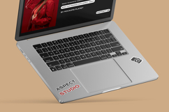 MacBook Pro 16&quot; Sticker Mockups Product Image 4