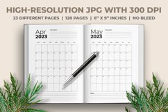 2023 Weekly Planner KDP Interior Product Image 4