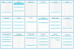 2025 Depression &amp; Anxiety Workbook Canva templates Product Image 3