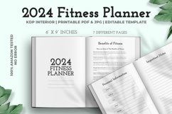 2024 Fitness Planner Kdp Interior Product Image 3