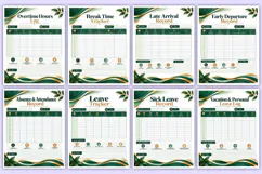 Attendance and Hours Log | Employee Attendance, Work Hours Product Image 3