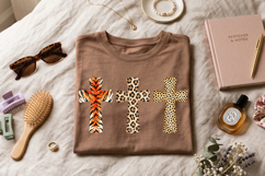 Animal Print Cross Trio Christian PNG Product Image 3