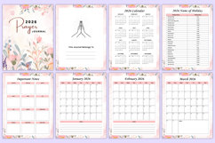 Ultimate 2026 Prayer Journal Canva Template Product Image 3
