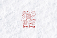 Book Lover Reading Line Art Design For Readers And Books Product Image 3