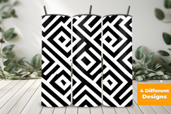 Black and White Greek Key Seamless Pattern and Digital Paper Product Image 3