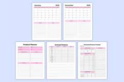 2026 - 2027 Business Planner Canva templates Product Image 3