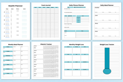 2026 Health &amp; Wellness Journal For Canva KDP Interior Product Image 3