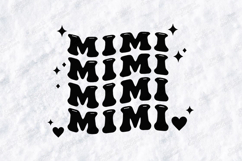 Mimi Mimi Mimi Mimi SVG Retro Typographic Sublimation PNG Product Image 3